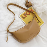 2025 Crossbody bag Internet celebrity fashion simple armpit bag trend versatile large capacity dumpling bag niche high sense shoulder bag