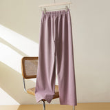 [Customized]  spring large size women's clothing fat mm elastic waist wide-leg pants high elastic meat-covering casual pants