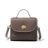 KAMAMES 2025 Premium first layer cowhide retro brown small square bag crossbody handbag small casual leather bag women's new model