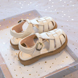 KAMAMES Children's Rabbit Girls' Sandals  Summer New Children's Shoes Girls' Beach Shoes Closed Toe Sandals Soft Soled Princess Shoes