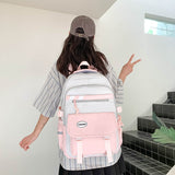 Cross-Border Wholesale Student Backpack Good-looking Simple All-Match Schoolbag Waterproof Large Capacity Mori Backpack Women