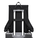 2025  large-capacity commuting computer backpack business commuting fashion roll-up men's casual backpack