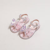 KAMAMES Bellanuman Girls' Fashionable Butterfly Sandals Princess Shoes  Summer New Children's Soft Bottom Beach Shoes