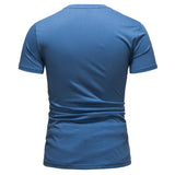 KAMAMES 2025 Clearance treatment popular summer new cotton short sleeves, men's loose round neck T-shirt, casual and comfortable men's T-shirt