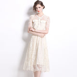 Fried Street Age Reduction Fashion Suit popular New Women's Clothing Summer Fashion Hot Style Lace Skirt Two-piece Skirt
