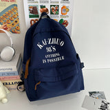 Summer New Backpack Ins Trendy Korean Style Male and Female Students Backpack Simple Large Capacity Junior and Middle School Students Schoolbag