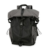 2025 Customized men's backpack fashion trend roll top expansion design high sense large capacity men's backpack