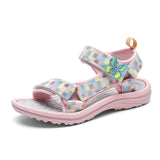 KAMAMES Cartoon Butterfly Children's Sandals Wholesale  Sweet Girl Sandals Medium and Big Children Soft Bottom Girl Beach Shoes