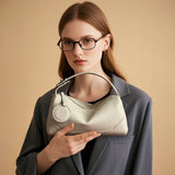 KAMAMES 2025 TOGO first-layer cowhide women's bag fashion leather New Boston bag versatile trend portable messenger bag