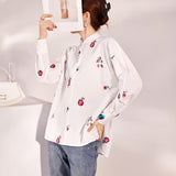 autumn new Chinese shirt women's high-end national style pullover jacquard embroidery design top women's MX011
