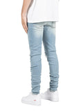 2025 Popularan Station INS Explosive Ripped Patch Pants 2025 Autumn and Winter Men's Ripped Slim Skinny Jeans Men