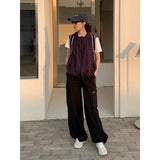 2025 THE MIND Tooling Style Casual Pants Women's 2025 Thirteen Lines Early Spring Korean Simple Wide Leg Pants T252