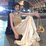 Guofeng high-end heavy industry embroidery design top  spring embroidery piece cardigan jacket trousers set female N3089