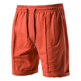KAMAMES 2025 Summer beach Popular trade high street 2025n pure cotton sports casual pants men's washed terry Japanese straight shorts five points