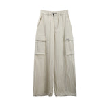 2025 THE MIND Tooling Style Casual Pants Women's 2025 Thirteen Lines Early Spring Korean Simple Wide Leg Pants T252