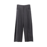 2025 [Guangzhou Six Meters] Tencel Cotton Casual Pants Women's 2025 Thirteen Lines Summer New High Waist Skinny Long Pants T009
