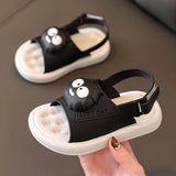 KAMAMES Summer Children's Sandals Boys and Girls Non-Slip Soft Bottom Cartoon Outerwear Baby Big Middle Children Baby Beach Sandals