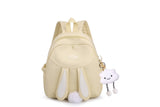 New Cute Girl's Backpack Middle School Student High School Student Bag Simple All-Match Bunny Trendy Backpack