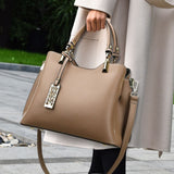 2025 wholesale women's handbag new temperament large capacity shoulder messenger bag simple  tote bag women