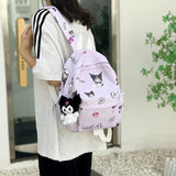 Summer New Schoolbag Sanrio Small Nylon Backpack Cute Cartoon Clow M Backpack Sweet Doll Bag