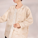 popular early autumn new retro new Chinese high-end coat light luxury loose casual thin national style top M9188
