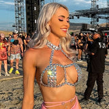 2025 Q5026Y hot-selling new big diamond chain chest chain цепочки для тела chest chain