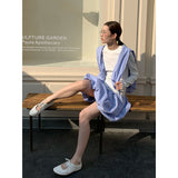 2025 [Guangzhou Six Meters] Plaid Bud Skirt 2025 Spring New Korean Version Simple High Waist Skinny Short Skirt T292