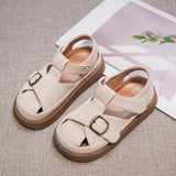 KAMAMES New Girls' Sports Sandals  Summer Girls' Soft Bottom Children's Shoes Fashion Girls' Shoes Closed Toe Sandals