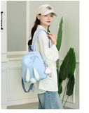 New Cute Girl's Backpack Middle School Student High School Student Bag Simple All-Match Bunny Trendy Backpack