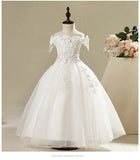 Kamames  Girls' Princess Dress Flower Girl Wedding Dress Children's Piano Performance Costume Catwalk Birthday Party Formal Dress Host Factory Wholesale