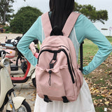 New Niche Original Leisure Style Student Schoolbag Backpack Travel Backpack Female School Bag for College Students