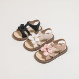 KAMAMES Free Shipping Children's Sandals  Summer New Korean Style Girls' Bow Princess Open Toe Beach Shoes Soft Bottom Children's Shoes