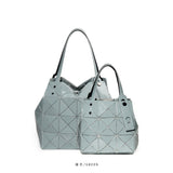 Fashion mini portable shoulder bag bucket bag original popular new diamond bag mirror geometric diamond hand bag