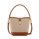 KAMAMES 2025 Bag Women's popular New Bucket Bag Crossbody Handbag Premium Sense Niche Commuter Woven Shoulder Bag
