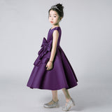 Kamames  Children's Piano Performance Dress  Middle and Big Children Host Chorus Violin Performance Little Girl Princess Dress