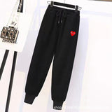 kamames Sports Pants Female Autumn Straight Slim Fit Casual Pants  New Pure Cotton Spring and Autumn Loose Tappered Harem Sweatpants