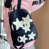 Customized Schoolbag Primary School Student  New Five-Pointed Star Backpack Junior High School Student Girl Cute Backpack