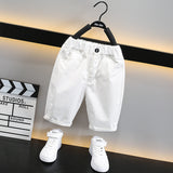 KAMAMES Children's Clothing Wholesale Boys' Simple Bermuda Shorts Summer New Foreign Trade Pants Korean Style Children Summer Capri Pants