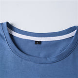 KAMAMES 2025 Clearance treatment popular summer new cotton short sleeves, men's loose round neck T-shirt, casual and comfortable men's T-shirt