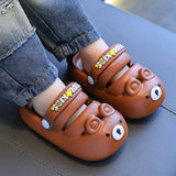 KAMAMES Summer Children's Sandals Girls' Cute Non-Slip Soft Bottom Children Shit Feeling Rabbit Princess Beach Hole Shoes