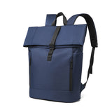 2025 Street Trend Backpack Men's Folding Roll Top Casual Backpack Large Capacity Outdoor Travel Backpack Commuter