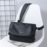 KAMAMES Functional Messenger Bag Men's Casual Trend Shoulder Bag Lightweight Tooling Messenger Bag Riding Backpack Cross-Shoulder Bag Men's Bag