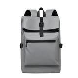 2025 Customized men's backpack Large capacity stylish and simple multi-functional roll-up backpack Business travel commuter backpack