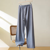 [Customized]  spring large size women's clothing fat mm elastic waist wide-leg pants high elastic meat-covering casual pants