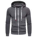 KAMAMES 2025 Clearance processing!  wish spring and autumn 65 cotton fleece sweater solid color zipper hooded sweater jacket Popularan code