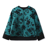 popular autumn new new Chinese style embroidered design top loose long sleeve jacket women M9043