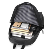 2025  new backpack trendy fashion versatile business bag simple leisure commuting leather film backpack