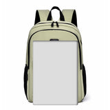 2025 Customized men's and women's backpacks start school, new junior and high school student schoolbags, simple solid color Korean version, small fresh backpacks