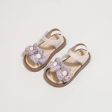 KAMAMES Free Shipping Girls' Bowknot Princess Sandals  Summer New Korean Style Soft Sole Shoes Children Open Toe Beach Shoes