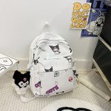 Summer New Schoolbag Sanrio Small Nylon Backpack Cute Cartoon Clow M Backpack Sweet Doll Bag